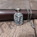 Sterling Silver Ascension Cross Necklace: Christian Jesus Crucifix Pendant