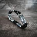 Handmade Sterling Silver Saint Michael Bracelet: Archangel Shield Jewelry
